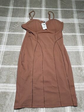 brown polka dot bandeau felicity midi dress Black Breaking News: Design Your sixteen Talla:Pequeño (S)